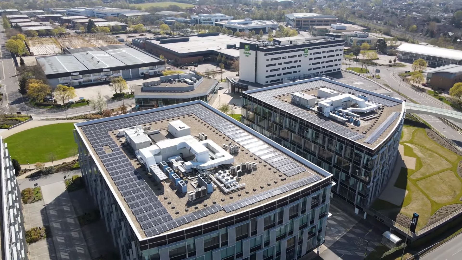 Flat roof on a UK commercial building